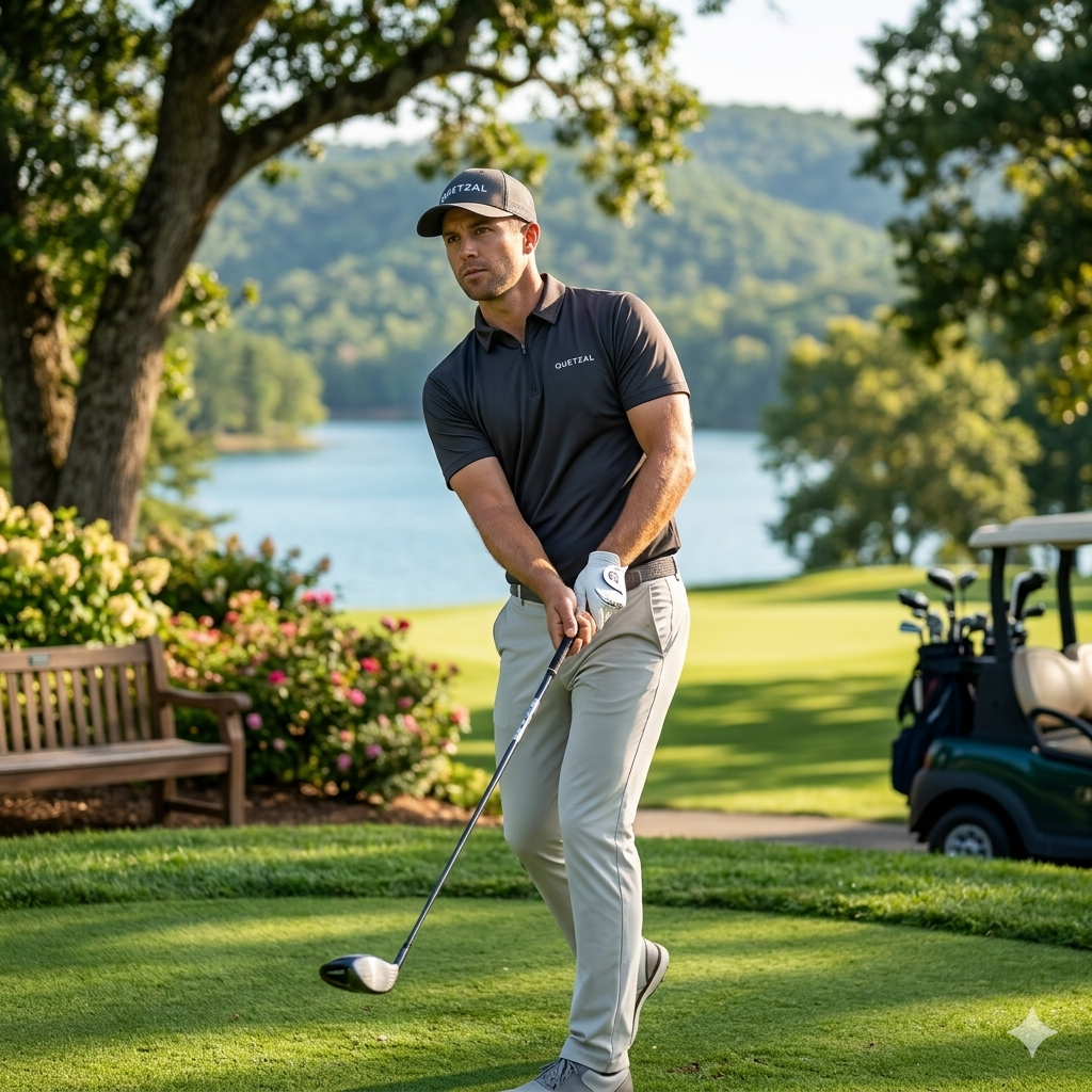 Polo Quetzal vue dos — Polo personnalisable