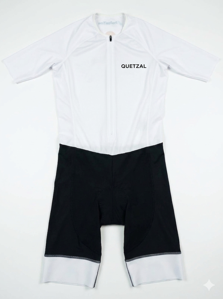 Tri-Fonction Quetzal vue détail — Trisuit cyclisme triathlon